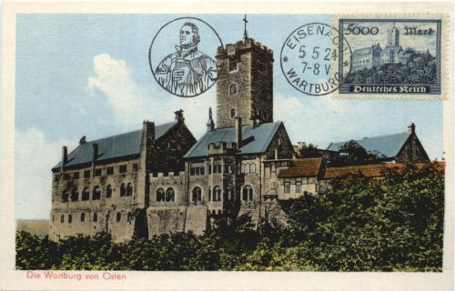 Die Wartburg von Osten