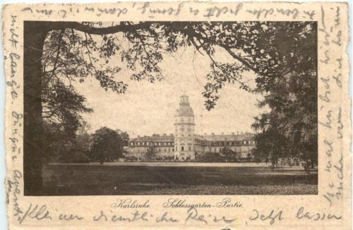 Karlsruhe. Schlossgarten-Partie.