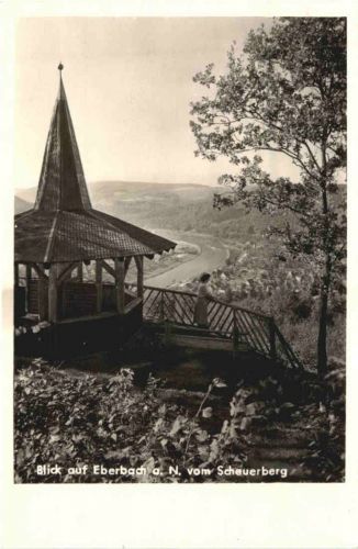Blick auf Eberbach a, N. vom Scheuerberg