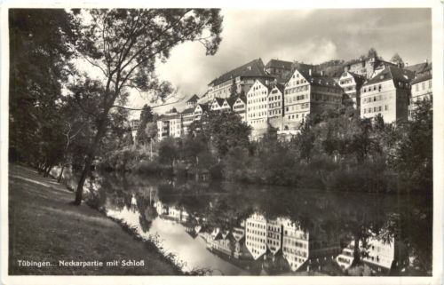 Tübingen Neckarpartie mit Schloß