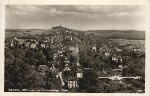 Tübingen.Blick von der Lichtenberger Höhe