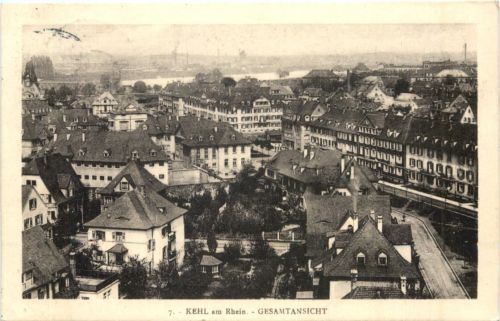 KEHL am Rhein. - GESAMTANSICHT