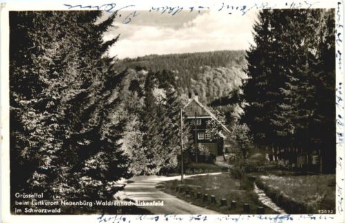 Grösseltal beim Lunkurort Neuenbürg-Waldrennach-Birkenfeld