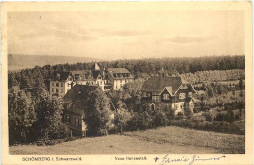 SCHÖMBERG i. Schwarzwald. Neue Heilanstalt.