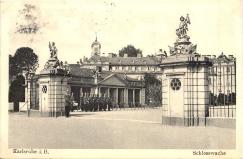 Karlsruhe i. B. Schlosswache