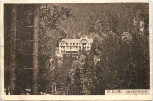 ST. BLASIEN... VILLA KEHRWIEDER.