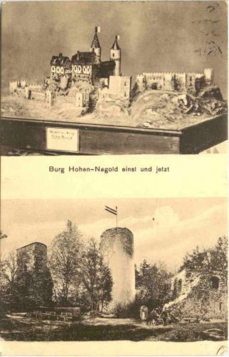 Burg Hohen-Nagold einst und jetzt