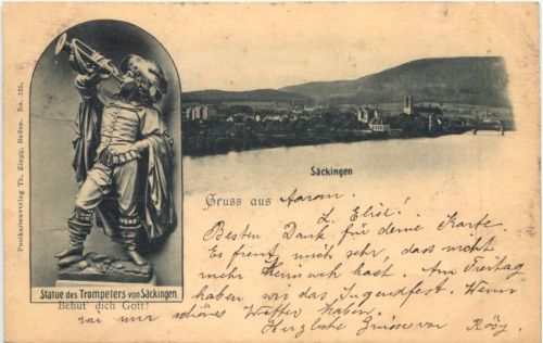 Statue des Trompeters von Säckingen