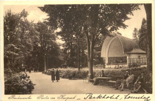 Badenweiler. Partie im Kurpark