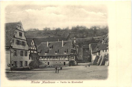 Kloster Maulbronn Partie im Klosterhof