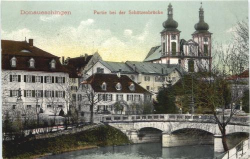 Donaueschingen Partie bei der Schützenor
