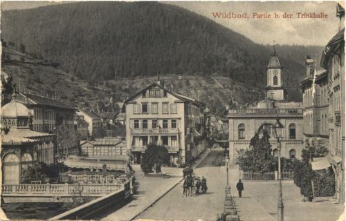 Wildbad, Partie b. der Trinkhalle