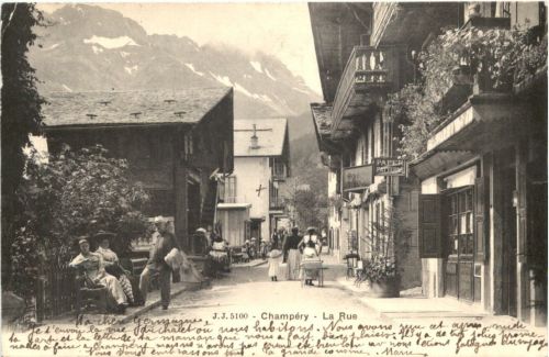 Champery - La rue