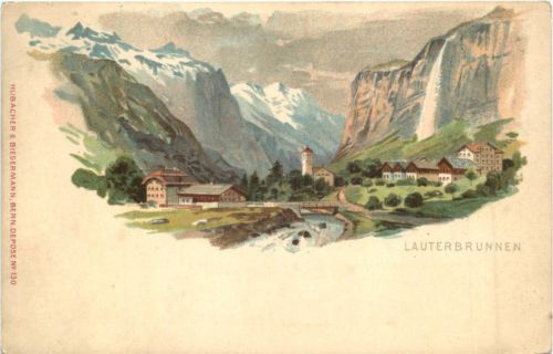 Lauterbrunnen - Litho