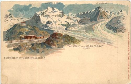 Gornergratbahn - Litho