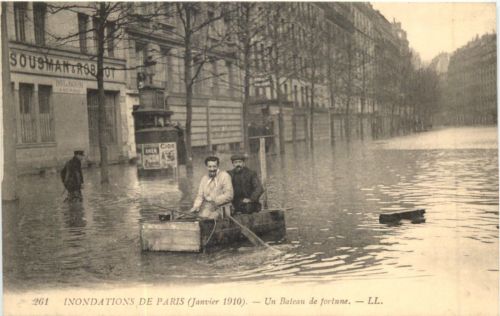 Paris - La Crue de la Seine 1910