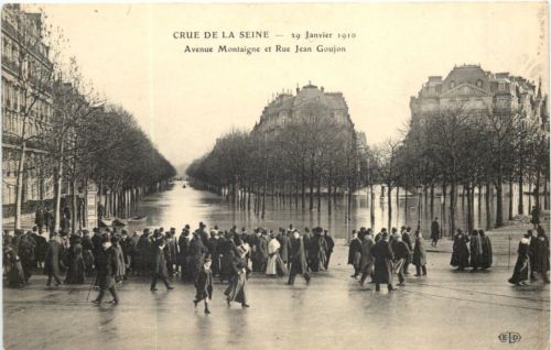 Paris - La Crue de la Seine 1910