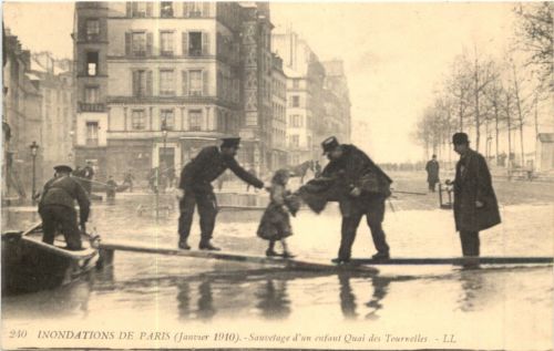 Paris - La Crue de la Seine 1910