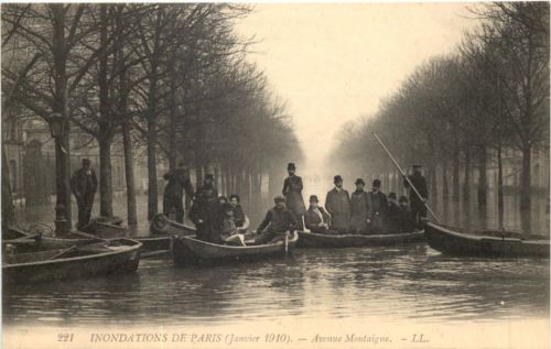 Paris - La Crue de la Seine 1910