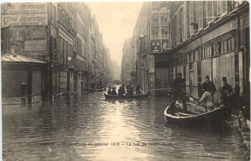 Paris - La Crue de la Seine 1910