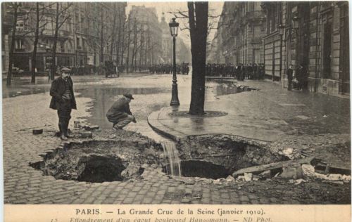 Paris - La Crue de la Seine 1910