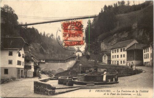 Fribourg - La Fontaine de la Fidelite