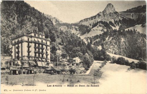 Les Avants - Hotel et Dent de Jaman