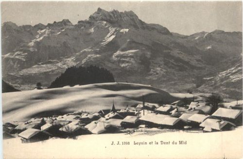 Leysin et la Dent du Mid