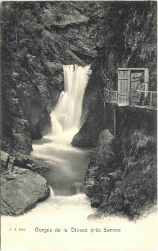 Gorges de la Diosaz pres Servoz