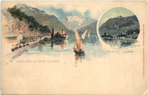 Territet Glion Litho