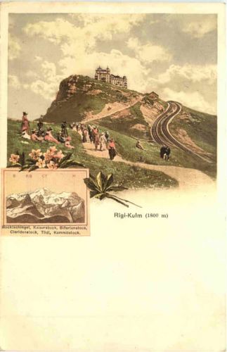 Rigi Kulm - Litho
