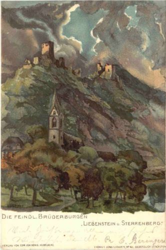 Die feindlichen Brüder - Litho