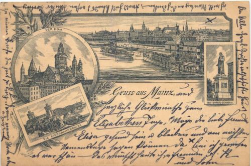 Gruss aus Mainz - Vorläufer 1894