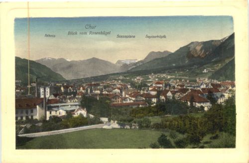 Chur - Blick vom Rosenhügel