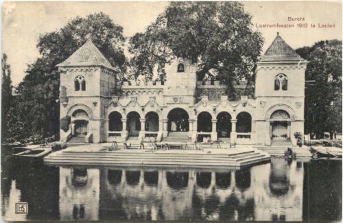 Burcht - Lustrumfeesten 1910 te Leiden