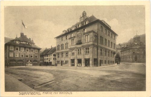 Schramberg - Partie mit Rathaus