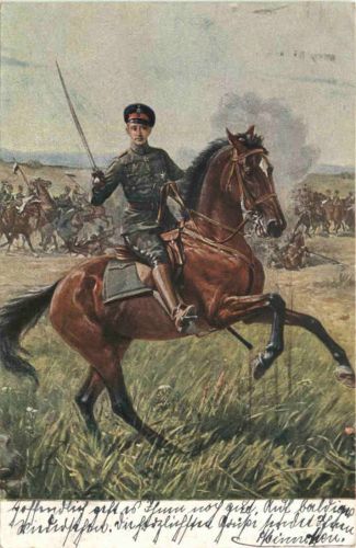 Kronprinz auf Pferd