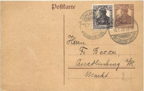 Schlanstedt - Ganzsache