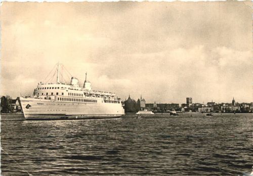 Fährschiff Sassnitz bei Rostock