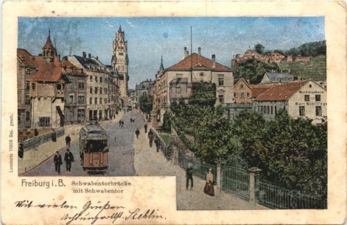 Freiburg - Schwabentorbrücke - Lunakarte