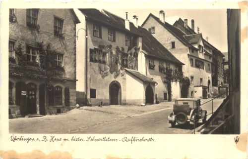 Überlingen - Haus mit histor. Schwertletanz