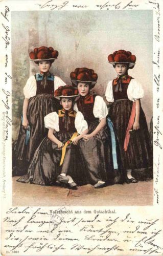 Volkstracht aus dem Gutachtal