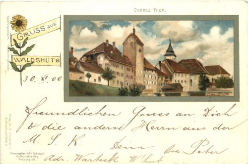 Gruss aus Waldshut - Oberes Thor