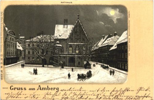 Gruss aus Amburg - Litho