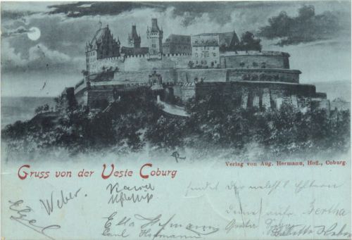 Gruss von der Veste Coburg