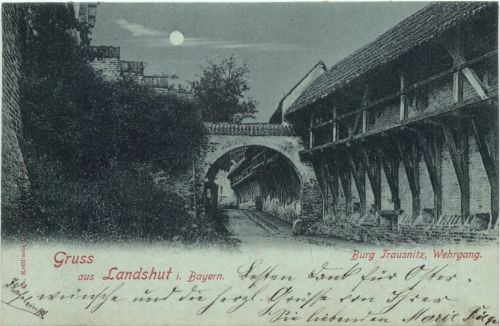 Gruss aus Landshut - Burg Trausnitz