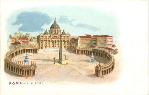 Roma - S. Pietro - Litho