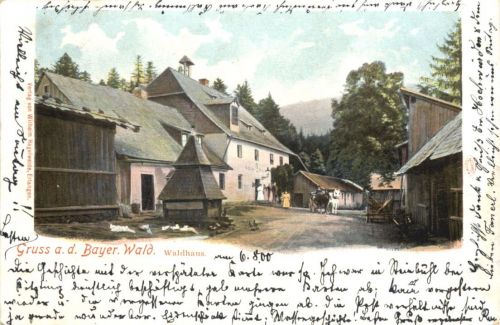 Gruss aus dem Bayerischen Wald - Waldhaus