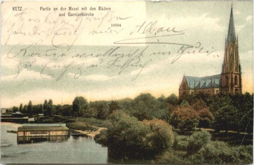 Metz - Partie an der Mosel