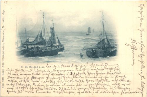 Künstler Ak W. Mesdag